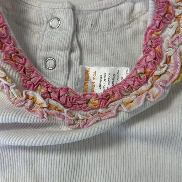 Gymboree Sunflower Fields Ruffle Tank M2M Bows & Socks 18-24m - Picture 5 of 9